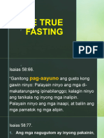 The True Fasting