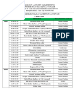 Jadwal Kegiatan Harian Pondok Umum