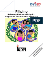 Filipino Module 11