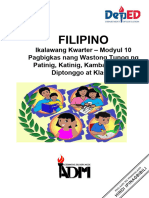 Filipino Module 10