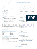 Cheat Sheet QE