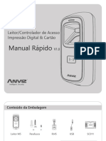 Anviz M5 Manual Rapido PTBR