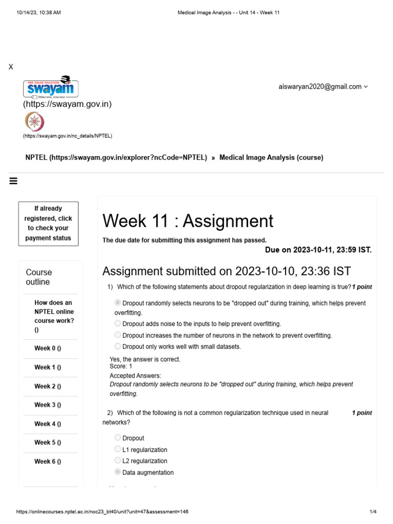 Medical image analysis unit 14 week 11 pdf accuracy and