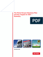 The Petrol Group S Business Plan and Key Targets For 2021 - Summary