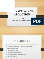 Kidnapping and Abduction