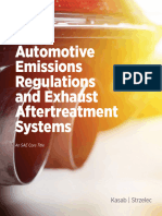 Automotive Emissions Regulations and Exhaust Aftertreatment Systems