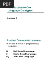 5 Lec Datatypes