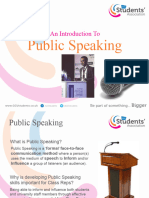 An Introduction To Public Speaking Training Session