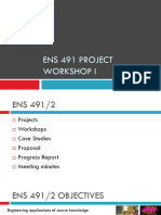 ENS491 Workshop 1