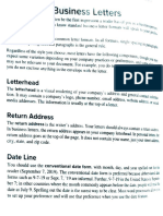 Elements or Parts of Business Letter