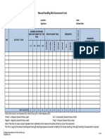 PMF-017-HSE-121 - 02 Manual Handling Risk Assessment