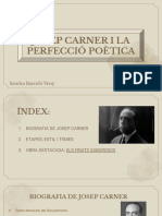 Josep Carner I La Perfecció Poètica