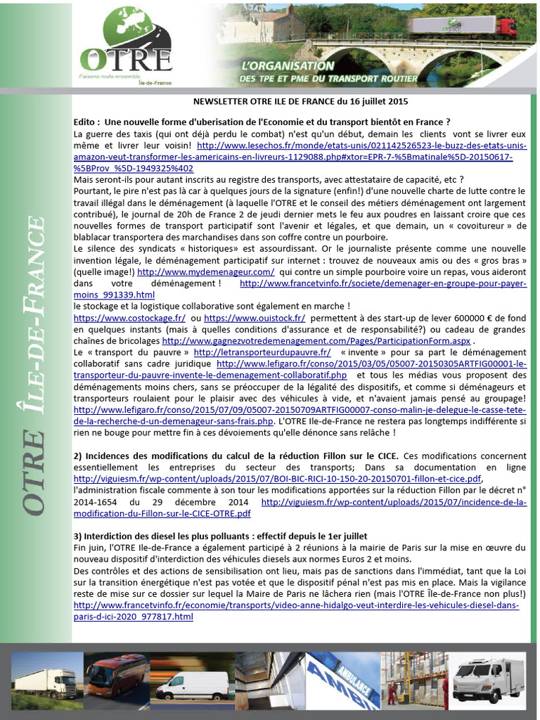 Uberisation et Transport Collaboratif | PDF | Transport | Économie