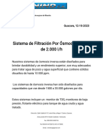 Sistema de Filtración