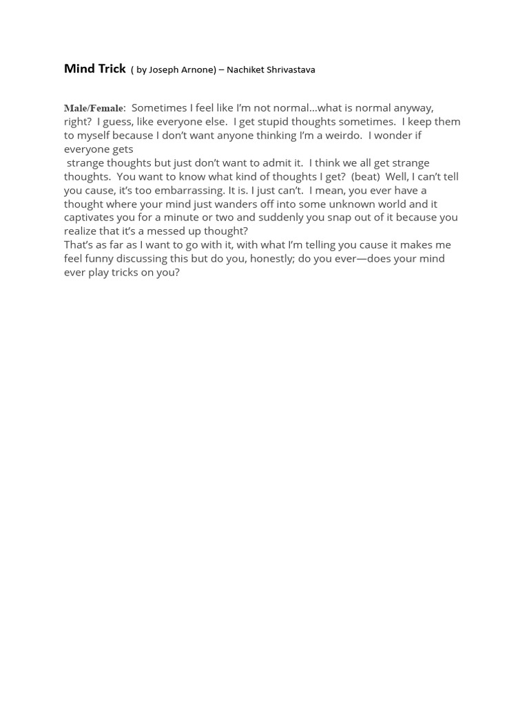 Mind trick monologue pdf