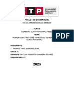 S07.s1 - Tarea - Consignar Que Se Entiende Por Poder Constituyente y Proceso de Reforma Constitucional.