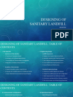 Designing of Sanitary Landfill