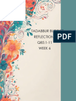 Buddies Reflections 6 Al Buruj 1-11