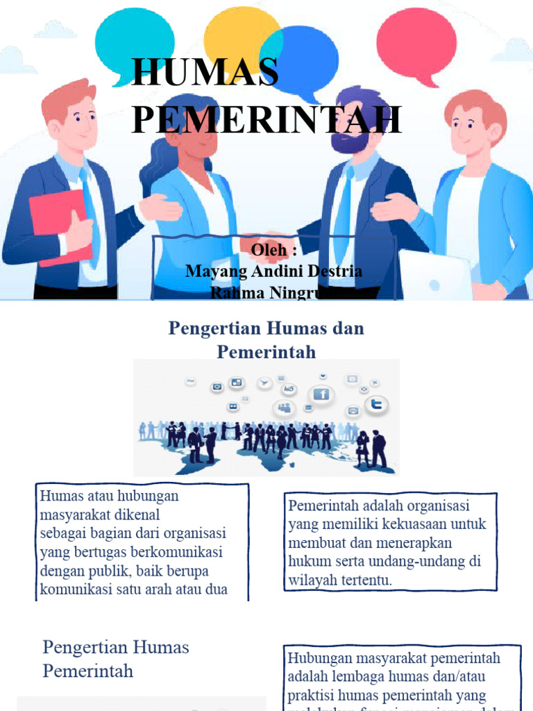 Tugas dan Fungsi Humas Pemerintah | PDF