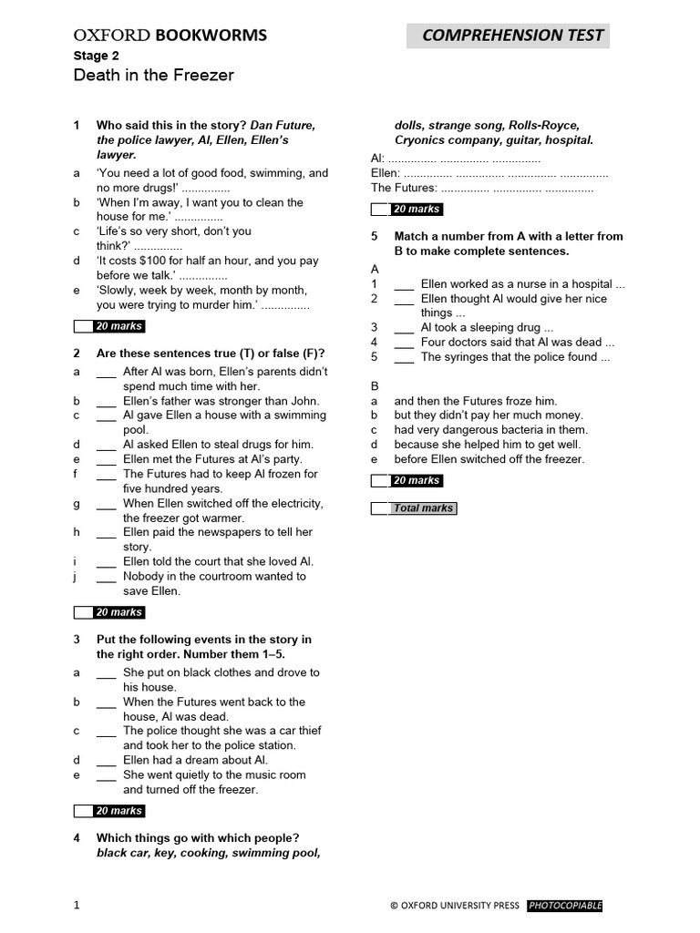 Obw Death in The Freezer | PDF