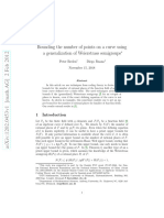 Bounding The Number of Points On A Curve Using A Generalization of Weierstrass Semigroups