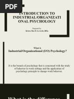 Introduction To Industrial Psychology - 703707659