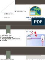 8 - Data Structures (Strings) - ST