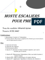 Monte Escaliers Pour PMR: Nom Du Candidat: Mhamdi Ayman Numéro SCEI: 8467