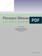 Cours Physique Mésoscopique