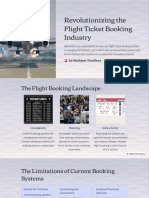 Revolutionizing The Flight Ticket Booking Industry