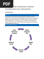 Laboratory Risk Assessment Template | PDF | Risk | Laboratories
