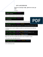 Git Lab Exercise
