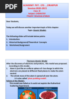 Chemistry Class 11 Lecture 2 CH-2 (Atomic Models)