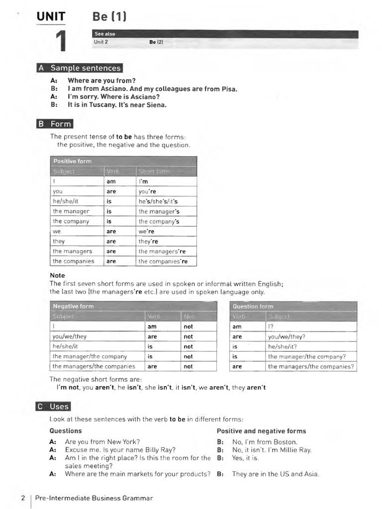 Business English Grammar Guide | PDF | Linguistics