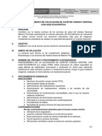 6 - Guía de Procedimiento de Colocación de Catéter Venoso Central Con Guía Ecográfica