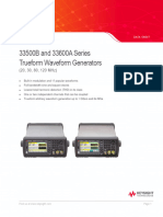 33500B and 33600A Series Trueform Waveform Generators