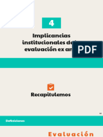 Clase 4 Implicancias Institucionales de La Evaluacion Ex Ante