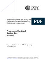 MSC Programme Handbook 2010-11