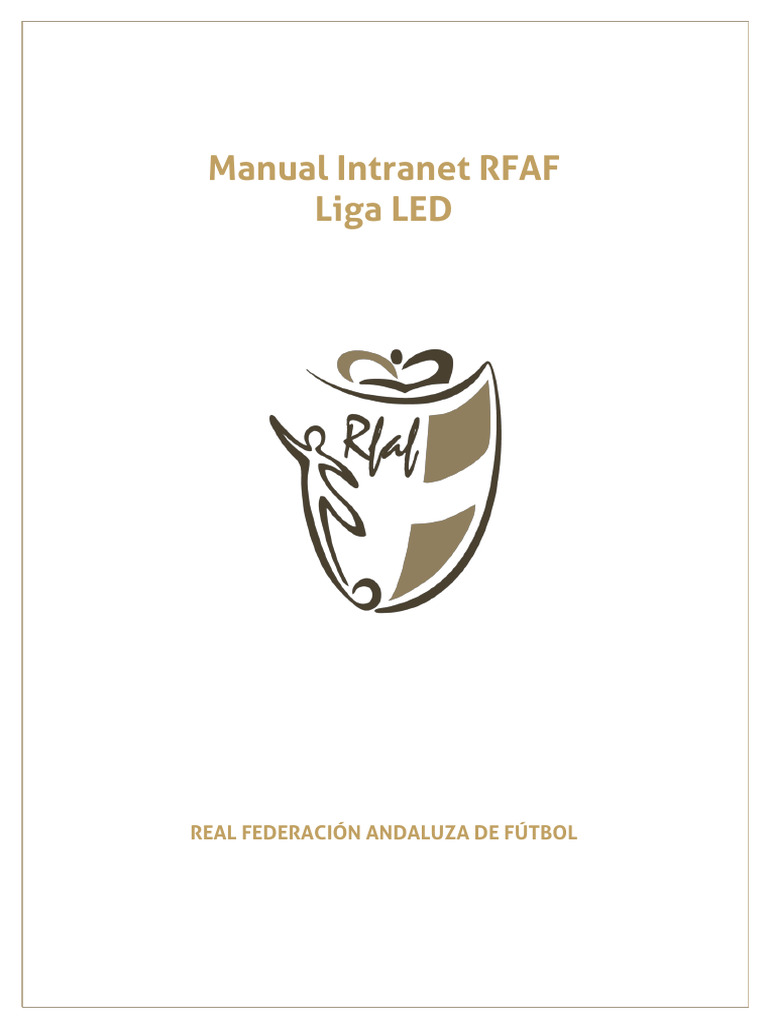 Guía de Uso Intranet RFAF | PDF | Asociación de Futbol | Informática