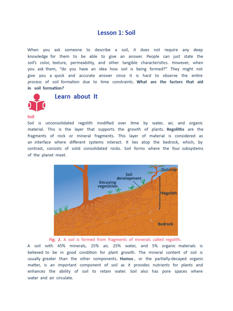 Understanding Soil Formation Basics | PDF | Science & Mathematics