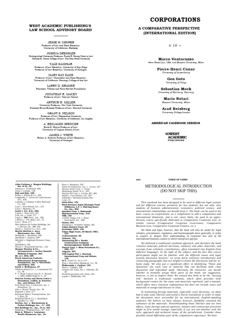 Law Book PDF Corporate Law Lawyer