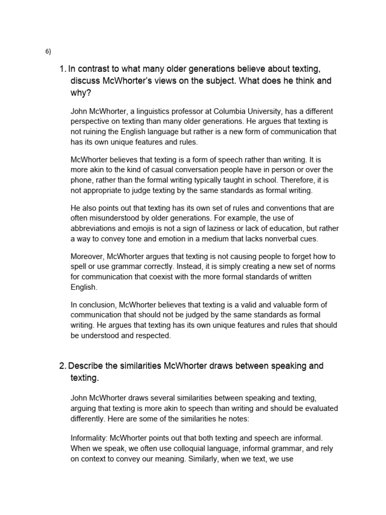 in Contrast To What Many Older Generations Believe About Texting