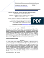 1evaluasi Kepatuhan Penggunaan Alat Pelindung Diri (Apd) Dasar Di Uptd Puskesmas Kandai