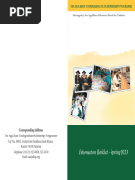 AKUSP Spring 2023 Booklet