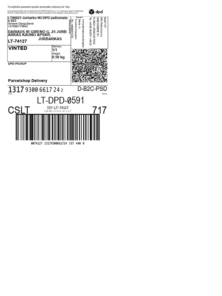 Vinted S969063528 | PDF