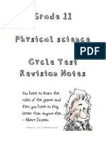 Cycle Test 14 March Revision Booklet