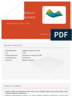 Asistensi Praktikum Komputasi Numerik