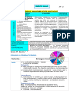 Sesion de Ciencia Funciones de Los Seres Vivos - Docx2