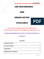 Grant Recordings Plus Grand Notes