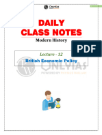 Modern History 12 - Daily Class Notes - (Sankalp (UPSC 2024) )